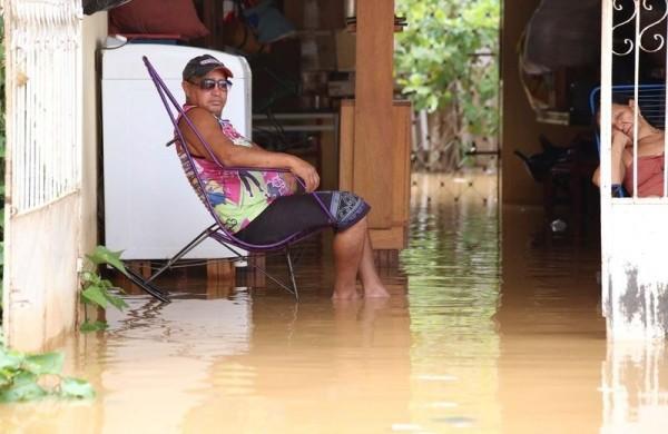 A estimativa do governo do Acre e da Defesa Civil era que o rio alcançasse 18,30 metros - estava em 18,13 metros nesta terça (Diego Gurgel/Agência de Notícias do Acre)