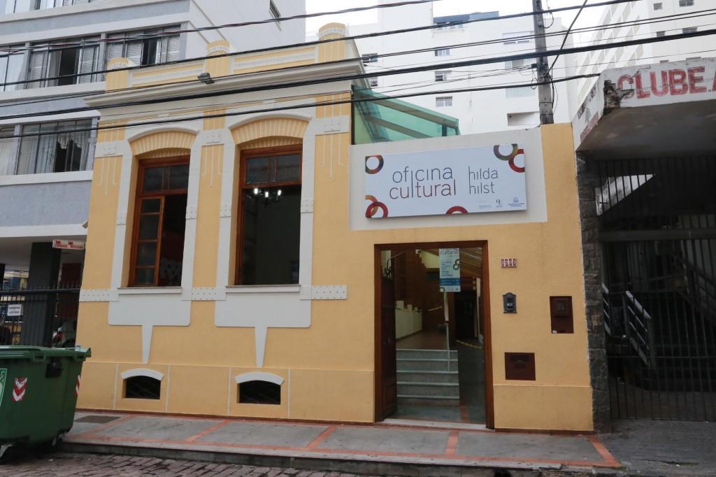 Sede da Oficina Cultural Hilda Hilst, em Campinas: fechamento programado para o final de abril ( Leandro Ferreira/ AAN)
