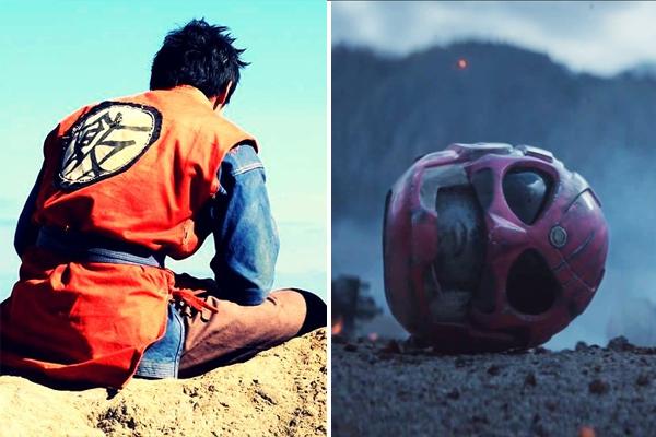 Cenas de Dragon Ball Z: Light of Hope e Power/Rangers ( Divulgação)