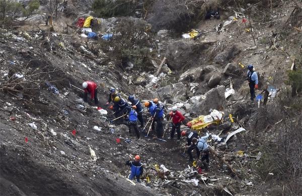 Local onde o avi&atilde;o da Germanwings atingiu as montanhas nos alpes franceses (France Press)