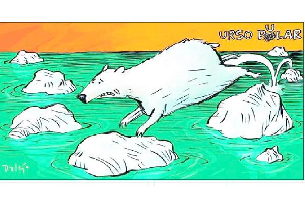 Confira desenho do cartunista Dalcio Machado sobre o aquecimento global ( Dalcio Machado)