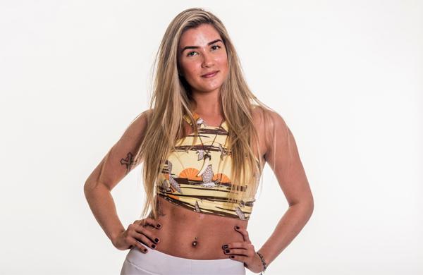 Aline disputou o primeiro pared&atilde;o triplo com Amanda e Mariza, que foi a segunda mais votada  ( Divulgação)