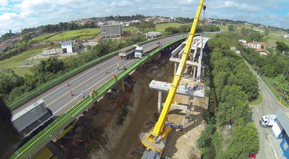 Constru&ccedil;&atilde;o de ponte sobre o Rio Tiet&ecirc; na SP-127, em Tiet&ecirc; ( Divulgação)