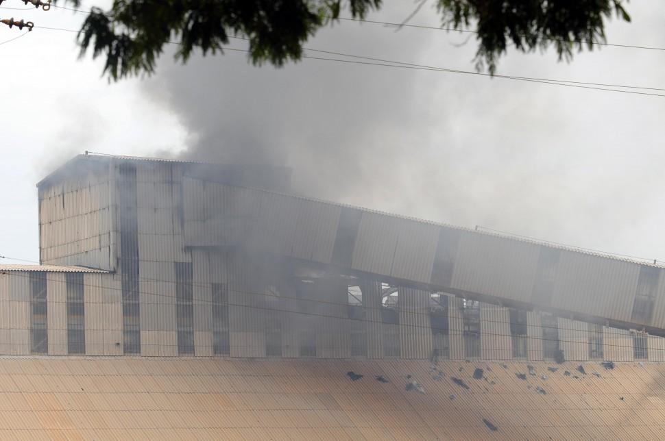 Inc&ecirc;ndio, Yara Fertilizantes, f&aacute;brica, fertilizantes, distrito industrial ( César Rodrigues/ AAN)