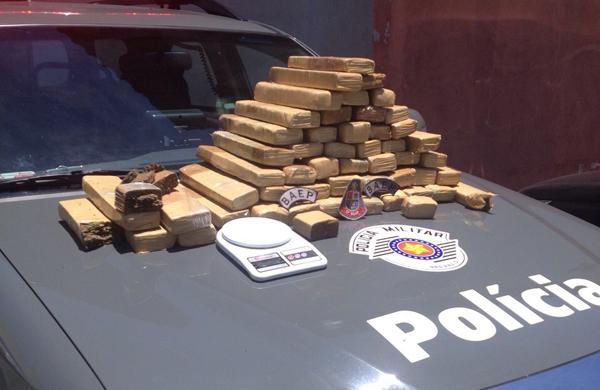 droga, maconha, Baep (Divulgação/Baep)