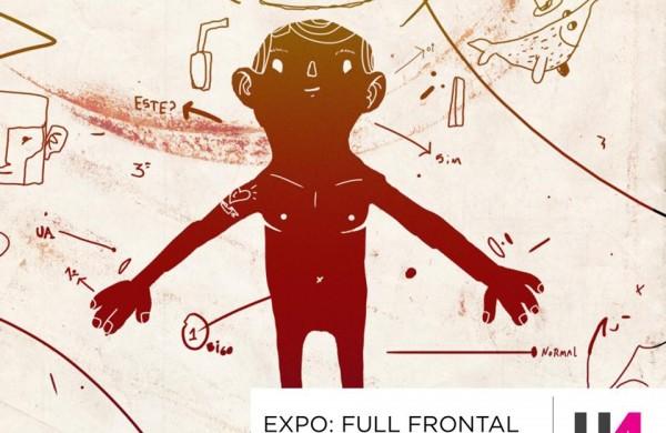 Um dos grafites que integram a mostra 'Full Frontal1, de Ots ( Divulgação)