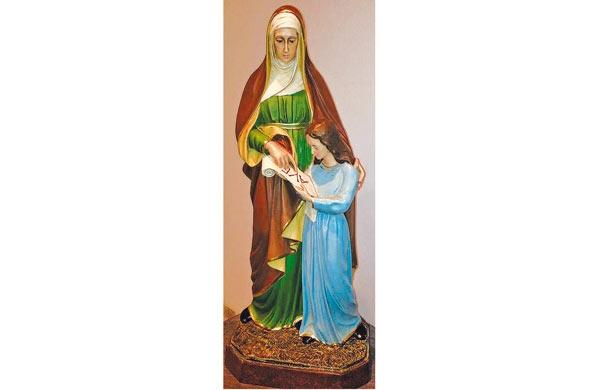 Imagem de Santa'Ana foi benta pelo Papa Francisco  ( Divulgação)