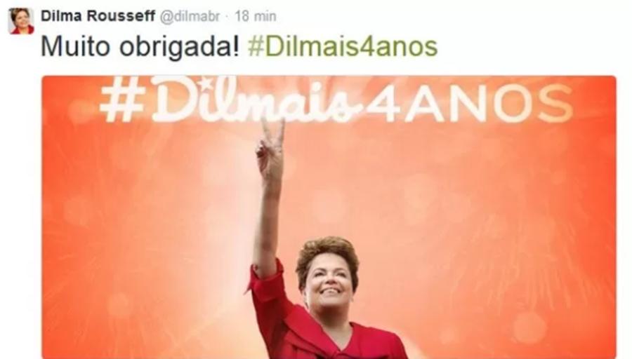 Dilma, divulga, mensagem, comemora&ccedil;&atilde;o ( Reprodução)