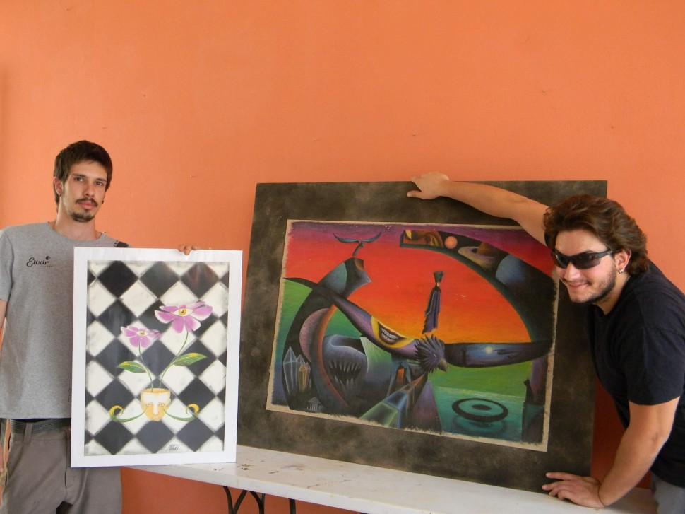 Exposi&ccedil;&atilde;o, 'O Equil&iacute;brio do Eclipse", Ateli&ecirc; Lisa Fran&ccedil;a, artistas pl&aacute;sticos, Dito Pereira, Raffa Limar
 ( Divulgação)