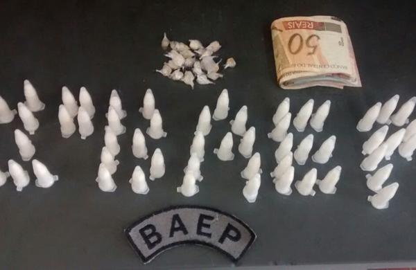 drogas, cocaina, maconha, irm&atilde;os do crime, baep, jardim lisa ( Divulgação)