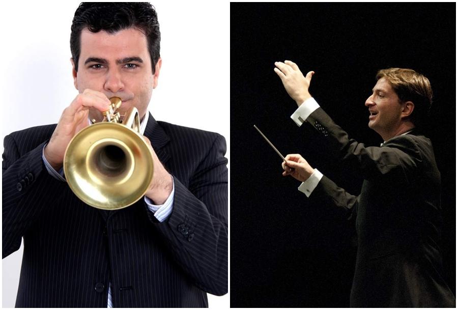 Sinf&ocirc;nica, Unicamp, estreia, concerto, internacional, trompetista, Paulo Ronqui, maestro, Knut Andreas (Fotos: Divulgação)