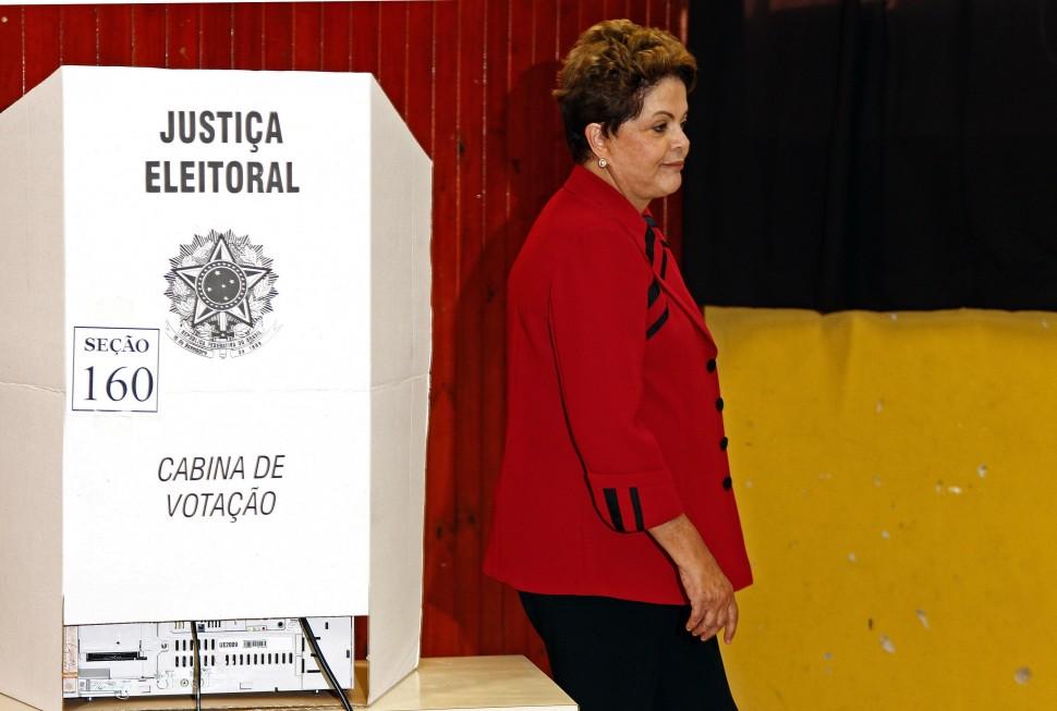 Dilma tamb&eacute;m afirmou que, na hora da vota&ccedil;&atilde;o, a defesa do que j&aacute; se conquistou deve ser inspira&ccedil;&atilde;o (AFP PHOTO/Lucas UEBEL)