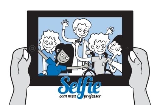 Participantes devem postar uma foto com um docente no modelo selfie no Facebook ( Divulgação)