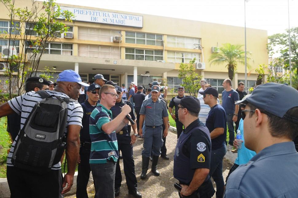 greve, guarda municipal, bombeiros, Sumar&eacute; ( César Rodrigues/ AAN)