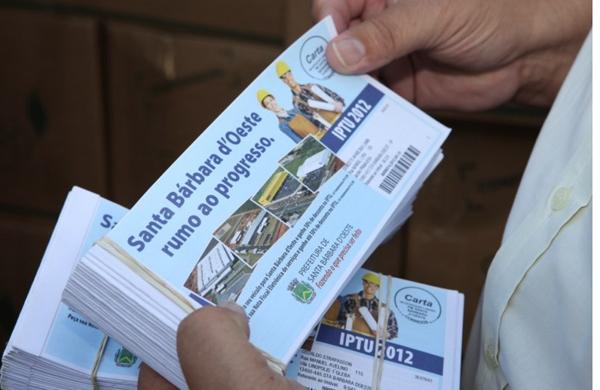 IPTU, CARNE, SANTA BARBARA, AUMENTO, 40 POR CENTO, CAMARA ( Divulgação)
