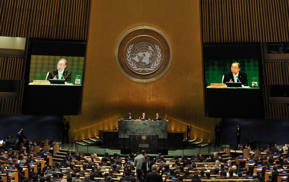 Ban Ki-moon (AFP PHOTO / Timothy A. CLARY )