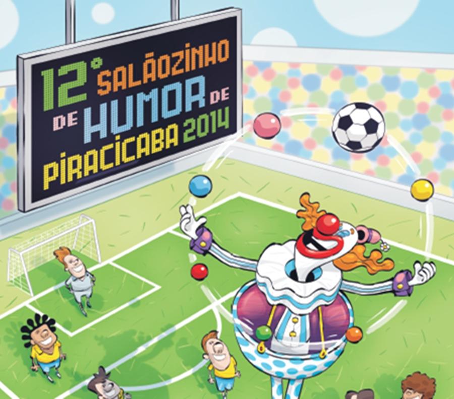 Cartaz, 12&ordm; Sal&atilde;ozinho do Humor de Piracicaba, 2014 (Reprodução)