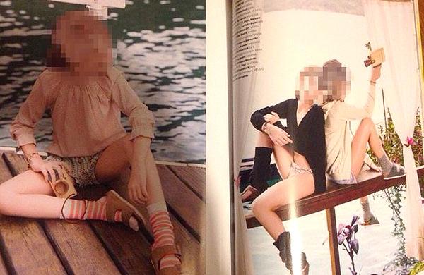Vogue Kids com fotos sensuais de crian&ccedil;as s&atilde;o recolhidas ( Reprodução)
