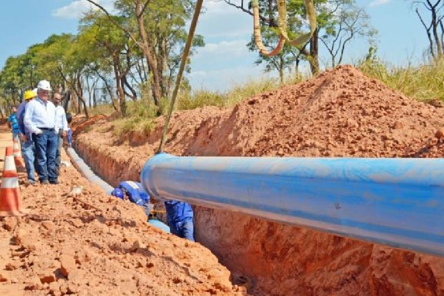 Come&ccedil;a, obra, aumentar, abastecimento, &aacute;gua, Itu, captar, &aacute;gua, Ribeir&atilde;o Momba&ccedil;a, Itu ( Divulgação)