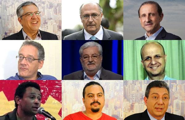ENTREVISTAS, CANDIDATOS, GOVERNO, GOVERNADOR, S&Atilde;O PAULO (Montagem/Correio.com)