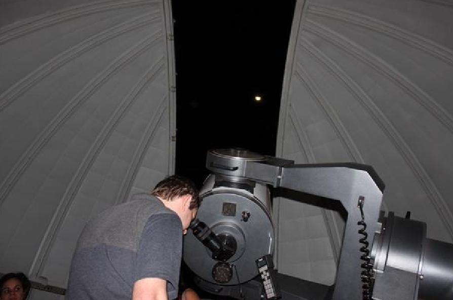 A observa&ccedil;&atilde;o ser&aacute; feita por meio do telesc&oacute;pio no terra&ccedil;o do CIECC ( Divulgação)