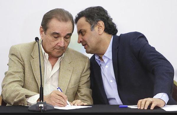 O coordenador geral da campanha presidencial de A&eacute;cio Neves (PSDB), senador Agripino Maia, sinaliza uma poss&iacute;vel alian&ccedil;a com Marina Silva (PSB) no segundo turno (Agência Brasil)