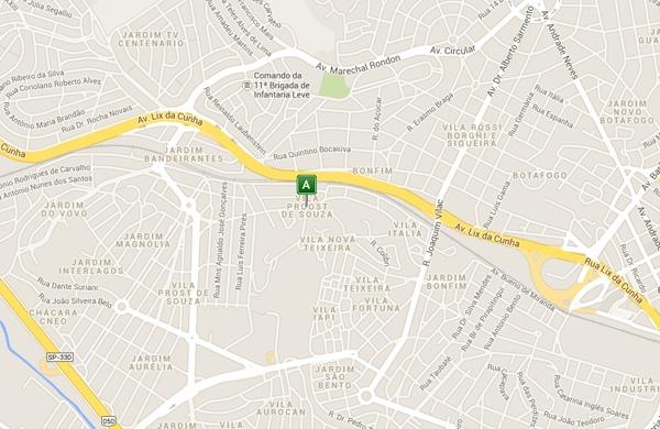 Fornecimento de &aacute;gua ser&aacute; na regi&atilde;o da Vila Proost de Souza em Campinas  (Reprodução/ Google Maps)