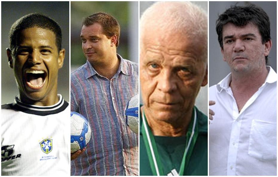 Marcelinho Carioca, Paulinho Jamelli, Ademir da Guia, Andr&eacute; Sanchez, boleiros, disputam, elei&ccedil;&otilde;es, 2014  ( Cedoc/RAC)