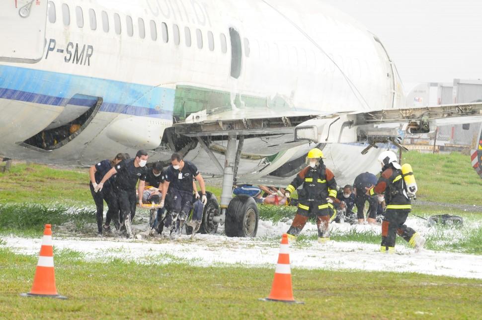 Simula&ccedil;&atilde;o, acidente, aeroporto, Viracopos ( César Rodrigues/ AAN)