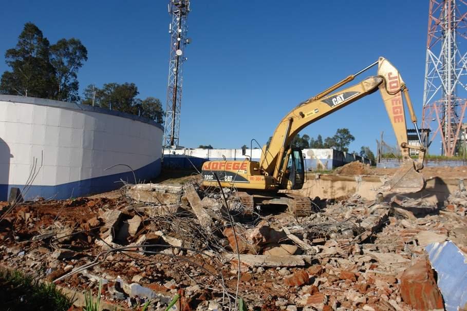 A previs&atilde;o &eacute; que em 90 dias o novo reservat&oacute;rio do sistema da Boiadam em Vinhedo, esteja pronto para ser utilizado ( Divulgação)