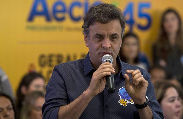 O Facebook Brasil dar&aacute; sequ&ecirc;ncia nesta ter&ccedil;a-feira (23), com A&eacute;cio Neves (PSDB): s&eacute;rie Face to face com candidatos &agrave; Presid&ecirc;ncia (Nelson Almeida/ AFP)
