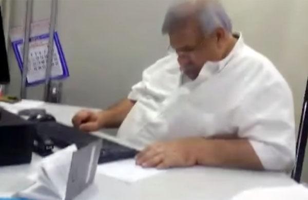 valinhos, m&eacute;dico, abujadi, ex-prefeito, cochilo, inss ( Reprodução/YouTube)