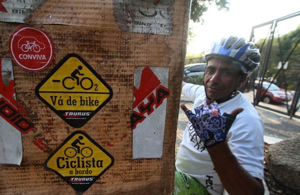 O ciclista carioca Cl&aacute;udio Heleno Rodrigues de Oliveira ( Janaína Maciel/Especial a AAN )
