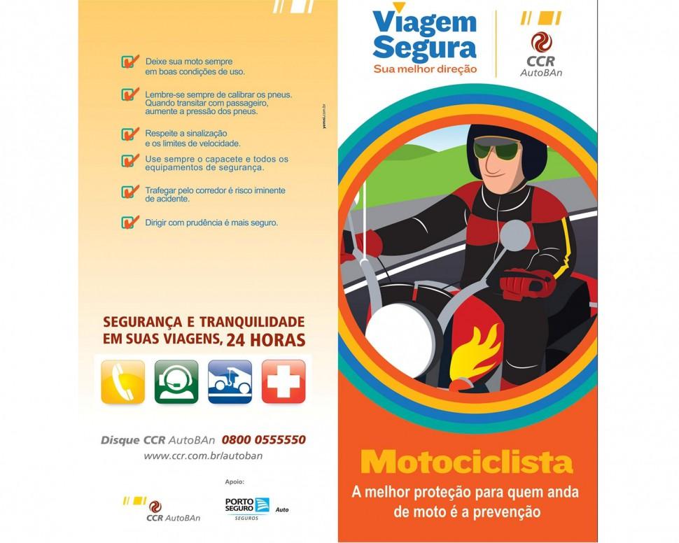 Cartaz do evento do Dia do Motociclista na Rodovia dos Bandeirants ( Reprodução)