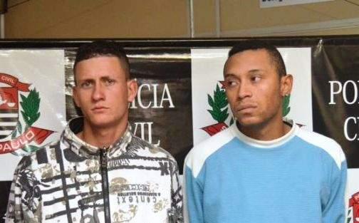 Douglas Porf&iacute;rio, de 20 anos, e Isair de Souza, de 26, foram presos ( Divulgação/ Polícia Militar)