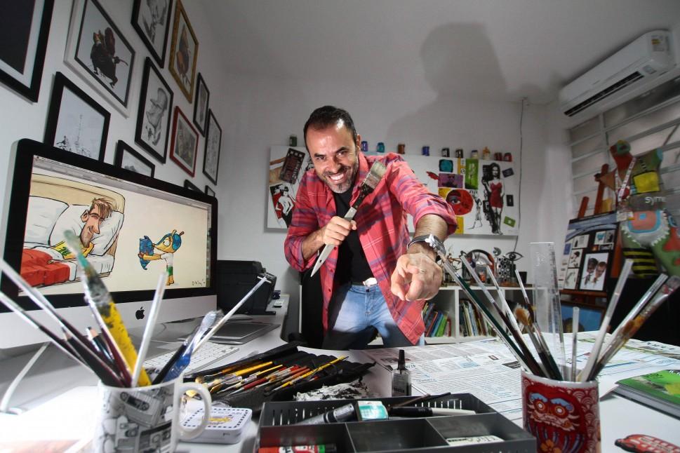 A popularidade da imagem surpreendeu o artista de Campinas ( Janaína Ribeiro/Especial a AAN )