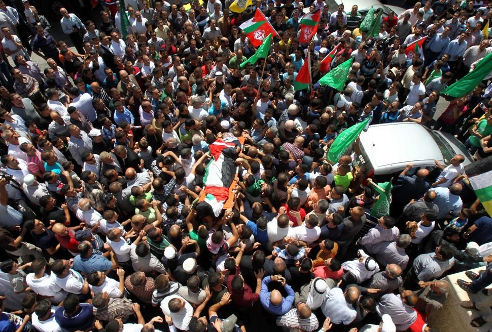 Morte com um golpe de Raed al Jaabari desatou uma onda de indigna&ccedil;&atilde;o entre os palestinos (AFP)