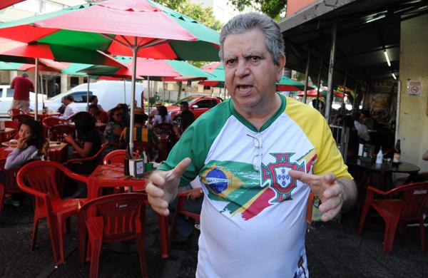 Jos&eacute; Ant&ocirc;nio, do City Bar: insatisfeito com aumento de 20% no movimento: com 2 sele&ccedil;&otilde;es hospedadas na cidade, ele esperava mais ( Dominique Torquato/AAN)