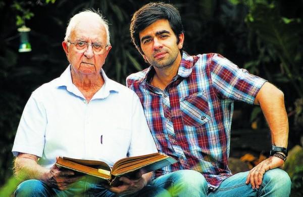 O engenheiro agr&ocirc;nomo Nelson de Souza Rodrigues e o neto, o bi&oacute;logo Luccas Rodrigues Longo (Marcel Rodrigues)