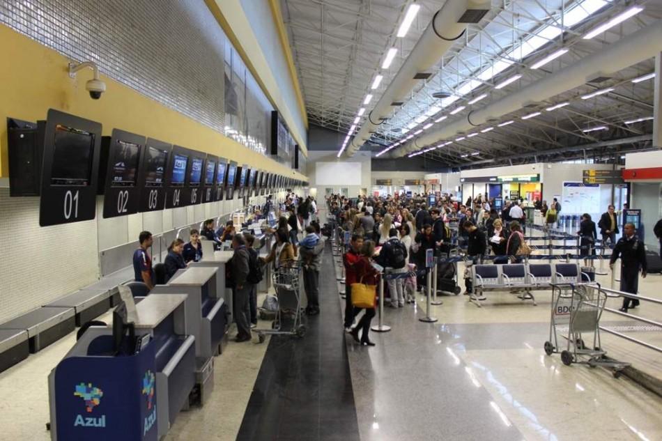 Caixa que foi suspeita de ser uma bomba foi deixada no terminal de Viracopos (Cedoc/RAC)