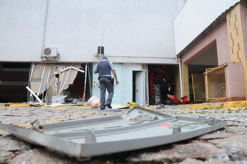 Explos&atilde;o de caixas eletr&ocirc;nicos tem mesma pena que furto cometido com chave falsa: grupo prop&otilde;e altera&ccedil;&atilde;o ( Cedoc/RAC)