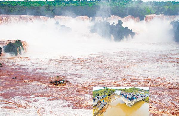 Vaz&atilde;o das Cataratas do Igua&ccedil;u seria suficiente para encher o Sistema Cantareira em 6 horas e meia ( Cedoc/RAC)