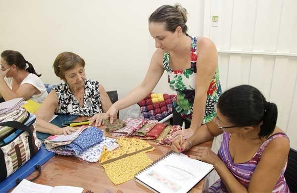 Aulas de patchwork das Oficinas Culturais ( Divulgação)