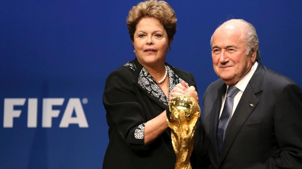 O presidente da Fifa utilizou a express&atilde;o de que esta ser&aacute; a Copa das Copas ( Cedoc/RAC)