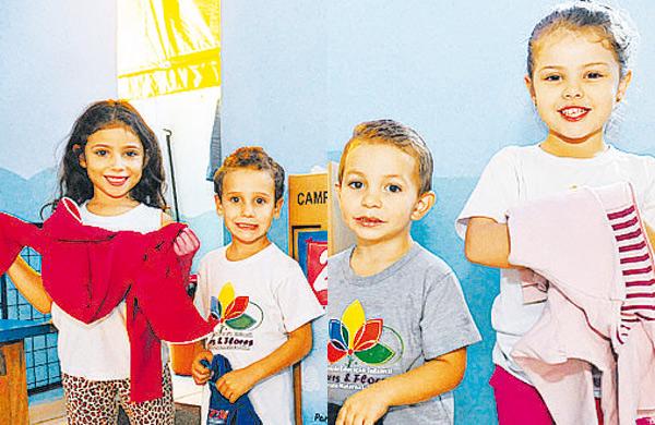 Alunos de Escola de Educa&ccedil;&atilde;o Infantil exercitam o verbo amar e surpreendem  ( Del Rodrigues/ Gazeta de Piracicaba)