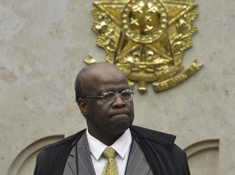 O ministro Joaquim Barbosa foi o único a se manifestar hoje e se posicionou contrário (Agência Brasil)