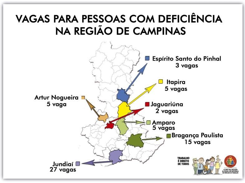 Quadro com a vagas para pessoas com defici&ecirc;ncia ( Divulgação)