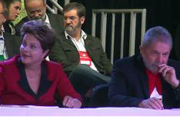 Nome da presidente foi confirmada durante conven&ccedil;&atilde;o do partido na sexta-feira (Reprodução TV)