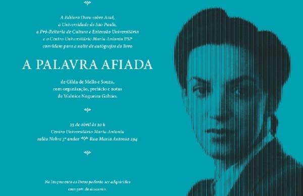 Capa da obra 'A Palavra Afiada', publicada pela Editora Ouro Sobre Azul ( Divulgação)