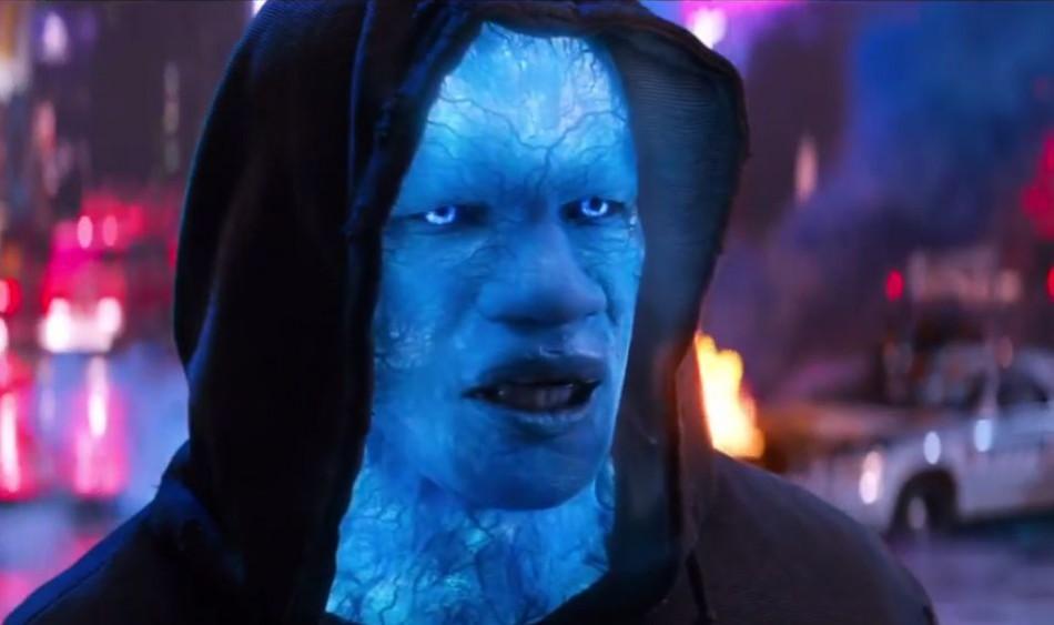 Eletro, interpretado por Jamie Foxx, &eacute; o vil&atilde;o de O Espetacular Homem-Aranha 2 ( Divulga&ccedil;&atilde;o)